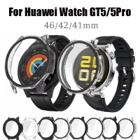 Vỏ PC cứng Kính cho Huawei Watch GT5 41mm 46mm Bảo Vệ Màn Hình Bao Phủ Toàn Bộ Thích hợp cho Huawei 