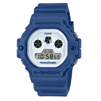CASIO 卡西歐 G-SHOCK X Wasted Youth聯名 海軍藍 DW-5900WY-2DR_46.8mm