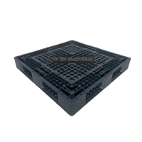 Pallet Plastik Ukuran 1100 x 1100 x 150 cm Warna balck Cocok Untuk Export Distributor Terpercaya Ind