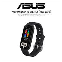 華碩 ASUS VivoWatch 6 Aero (HC-C06) 輕巧型 健康智慧手錶 指尖量測 GPS/壓力/血氧/續航一周