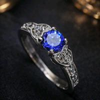 natural tanzanite vvs #CLARITY ring silver 925 size 15