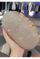 Vedlyn ByVedlyn Agatha Tas Pesta Wanita Clutch Fashion Terbaru - Gold