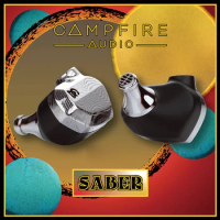 ALO Campfire Audio Saber Limited Edition Double Dynamic Coil Single Action Iron In Ear Hifi Fever Earphones