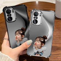 Suitable for[Xiaomi POCO F3,Poco M7 4G]Mobile phone case TPU Girl Anti-drop Anti-slip Anti-fingerpri