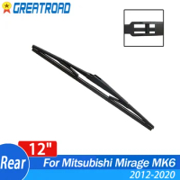 Wiper 12" Rear Wiper Blade For Mitsubishi Mirage MK6 2012 2013 2014 2020 2019 2018 2017 2016 Windshield Windscreen Rear Window