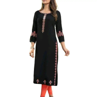 Kurti Rayon, Kadlee, สไตล์ Chanchal, ขายเท่านั้น คุณภาพระดับพรีเมียม Rayon Kurti พร้อมงานปัก มี 6 สี