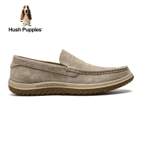 Hush Puppiesรองเท้าผู้ชาย รุ่น Walker Men's Leather Casual Shoes HP 8HCF77515N - สีเทา รองเท้าหนังแท้ รองเท้าลำลอง รองเท้าแบบสวม -SAND