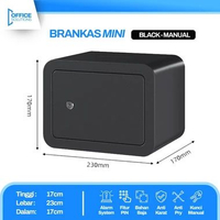 SKY - Brankas Mini Kunci PIN Brankas Mini Electric Brankas Uang Dan Emas Safety Deposit Box Manual B