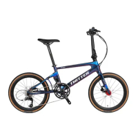 TWITTER new full color F451bicycle 4700-20Speed Hybrid Disc Brake carbon fiber folding bicycle biking specialized bike bicicleta