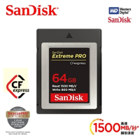 SanDisk 專業用超極速 64GB ExtremePro CFexpress Card Type B