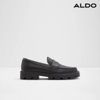 【ALDO】SOPRANO-英倫潮流皮革樂福鞋-女鞋-女鞋(黑色)