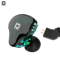 KBEAR KS2 1BA+1DD In Ear Earphones HIFI Sprot Monitor Earbuds Running Game Headset with 2Pin 0.78mm Connector KBEAR KB04 TRI I3