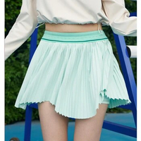 Irregular Tennis Sports Golf Short Skirt Anti-glare Pocket Shorts Pleats Quick Drying Casual Skirts Women Badminton Skort