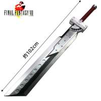 Cosplay Zack Fair Sword 108cm Weapon 7 VII Sword Cloud Strife Buster 6th Sword Game Remake Sword Safety PU