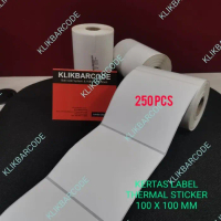 Kertas Label Printer Barcode XPrinter 420B Thermal 100x100 mm 10x10 cm