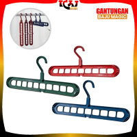 [COD] IG C125 Gantungan Baju 9 Lubang Magic Hanger Jilbab Handuk Organizer Lemari