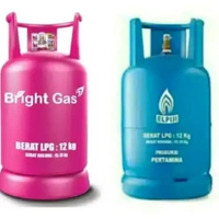 TABUNG GAS 12KG BRIGHT GAS + ISI KHUSUS PENGIRIMAN INSTAN