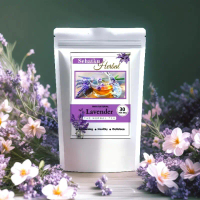 Sehatkuherbal Lavender tea : Teh Bunga Lavender / Teh insomnia menenangkan isi 30 tea bag