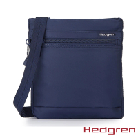 【Hedgren】INNER CITY系列 RFID防盜 方形 小側背包(深藍)