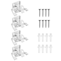 Curtain Track Accessories Fixing Mounting Bracket Blinds Rail Install Brace Iron Home