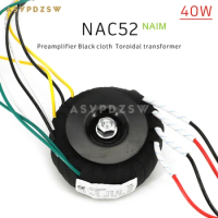 NAC52 Dedicated HIFI Black cloth 40W OFC Pure Copper Toroidal transformer 25V--0--25Vx2+12V For NAIM NAC52 Preamplifier