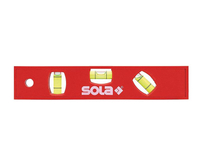 SOLA 迷你 水平尺 三氣泡 PTM-520 附磁 200mm 氣泡 水平尺 20公分 奧地利 8"/20