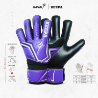 Găng tay thủ môn iWin Keepa A05 hàng chính hãng, Mút Latex PK-BASIC 3mm, mặt cắt Negative, có 4 khun