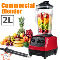 3200W Food Blender Heavy Duty Commercial Timer Blender Mixer Juicer Food Processor Ice Smoothies Coffee Bean Grinder For Kitche