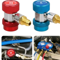 Quick Coupler Adaptor AC mobil/Konektor R134A /konverter model keran sambung freon LoW&high