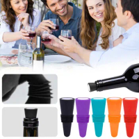 Premium Silicone Wine And Beverage Bottle Cap Set Leak Proof Champagne Bottles Sealer Stoppers Wine Cork Saver Stopper Reusable