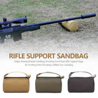 Hunting Molle Bag Sniper Shooting Bag Front Rear Bag Target Stand Rifle Support Sandbag Bench Unfilled Hunting Rifle