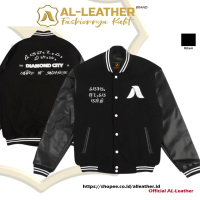 AL-Leather Jaket Varsity Baseball Culture Sundanese