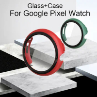 Screen Case For Google Pixel Watch Smartwatch Accessories Bumper Full Cover Screen Protector Glass Shell For Google Pixel Watch2