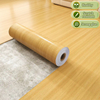Wood Wallpaper 60cm x 3m Self Adhesive Wood Grain Waterproof Wallpaper PVC Wallpaper Almari Sticker 