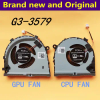 New orignal CPU GPU FAN for Dell G3 G3-3579 3779 15 5587 series cooling fan cooler 0TJHF2 TJHF2 0GWMFV GWMFV