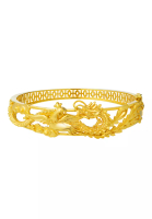 TOMEI TOMEI Dragon & Phoenix Bangle, Yellow Gold 916