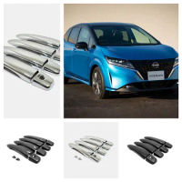 For Nissan Note e-POWER E13 2021 2022 ABS Chrome Side Door Handle Cover Trim Frame Stickers Car Styling Accessories