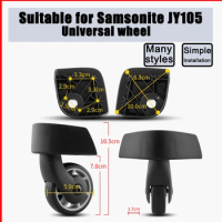 Suitable for Samsonite JY105 Trolley Case Wheel Wear-resistant Luggage Accessories Replacement Repair Roller Suitcase Pulley