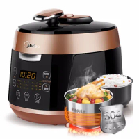 Free shipping Midea Electric Pressure Cooker Double Gallbladder 5L Household Appliances Pressure Cooker Rice Cooker Cooking