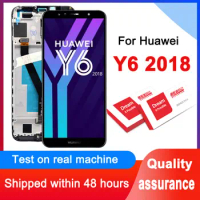 Tested 5.7'' Display For Huawei Y6 2018 ATU L11 L21 L22 LX1 LX3 L31 L42 LCD Touch Screen Digitizer Assembly Y6 Prime 2018 LCD