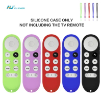 Silicone Protective Case for Chromecast Google TV HD 2022 / 4K 2020 Voice Remote Shockproof Silicone Case Glows in the Dark