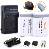 2Pcs Probty NB-13L NB 13L Battery + Charger for Canon PowerShot G5X G7X G9X G7 X Mark II G9X Mark II SX620 HS SX720 HS Camera