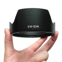 EW-83N 77mm Reverse Flower Lens Hood Cover Protector for Canon RP RF24-105mm F4L IS Camera Lens