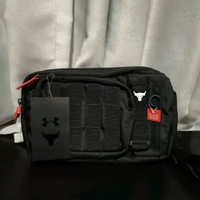 UA x Project Rock Waist bag Black 7L / Tas Original / Tas 100% Original