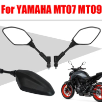 Rearview Mirrors For YAMAHA MT07 MT09 Tracer 900 9 GT Tenere 700 MT10 MT03 MT25 MT01 MT 07 09 Accessories Side Rear View Mirror
