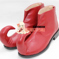 HUNTER HUNTER Hyskoa Hisoka Red Cosplay Shoes Boots X002