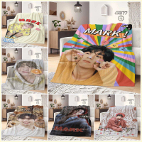 ผ้าห่มสักหลาด แรงบันดาลใจจาก GOT7 Mark K Pop นุ่มและระบายอากาศได้ดี เหมาะสำหรับตกแต่งห้องของแฟนสาว ต