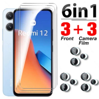 For Xiaomi Redmi 12 4G 6.79'' HD Glass 6To2 Tempered Protective Glass Redmy Readme Radmi 12 Redmi12 2023 Camera Screen Protector