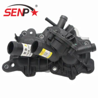 Engine Water Pump Coolant Water Pump With Thermostat Housing Fit For A.UDI V.W 1.2TSI 1.4TSI OEM 04E121600D 04E121