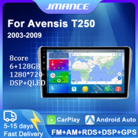 JMANCE For Toyota Avensis T250 2 II 2003 - 2009 Car Radio Multimedia Video Player Navigation GPS Android No 2din 2 Din DVD